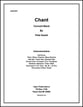 Chant Concert Band sheet music cover
